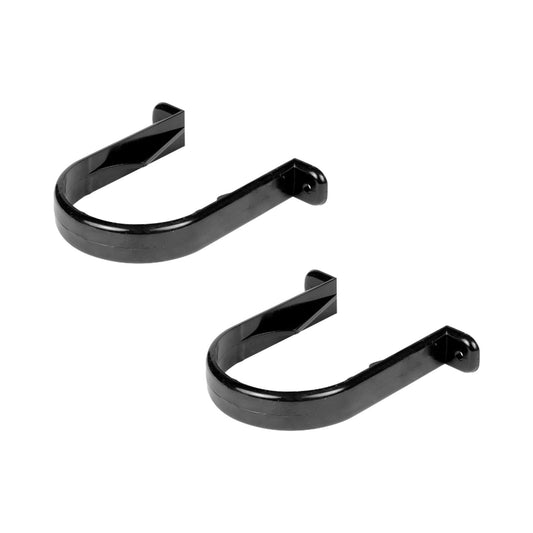 Round Downpipe Clips Twin Pack