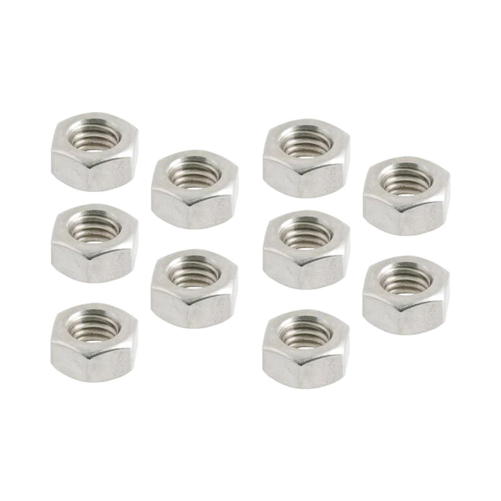 Whitworth Hex Nuts 1/4in x10 Pack