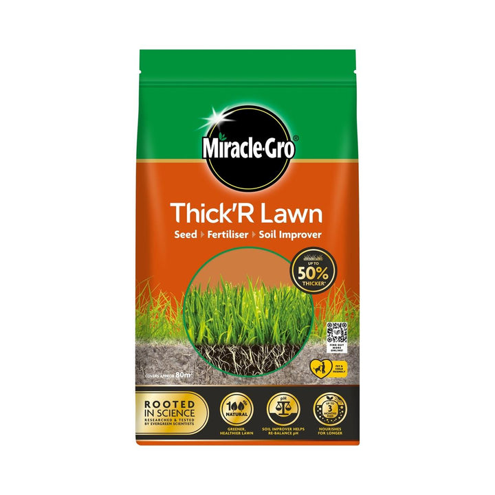 ThickR Lawn Improver Seed + Fertiliser 80m2