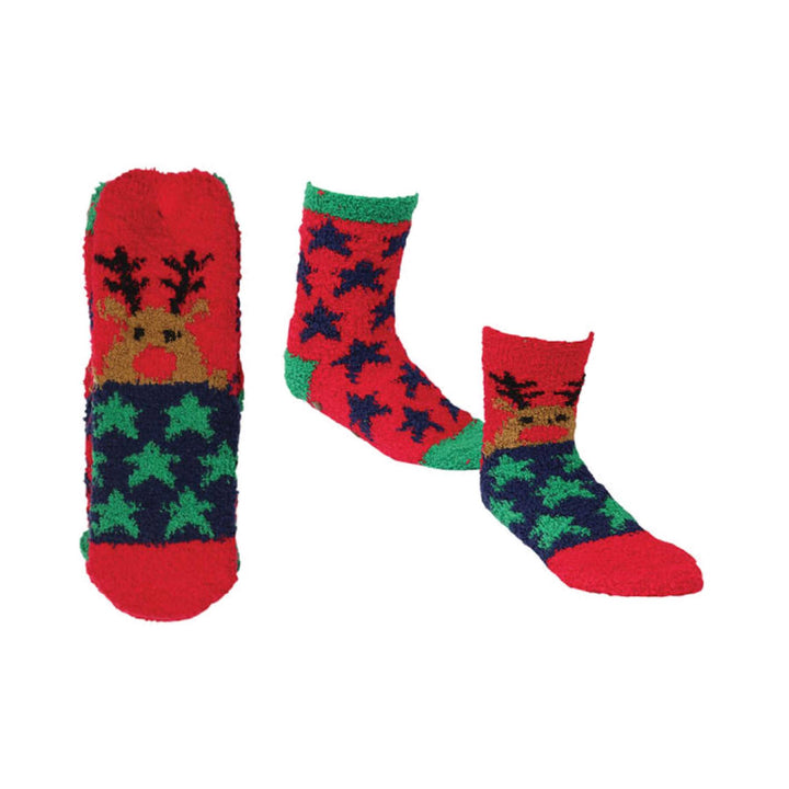 Cosy Christmas Children's Socks Twin Pack