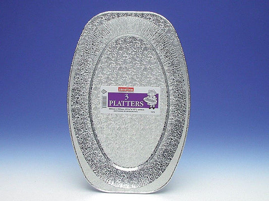 Caroline - Foil Platter 17in x3 Foil Dishes | Snape & Sons