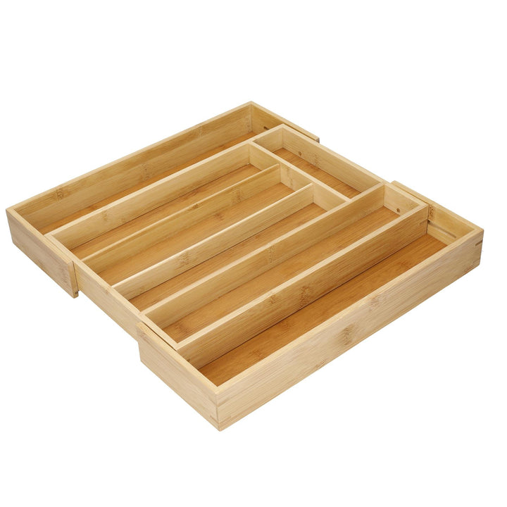 Copco - Bamboo Expanding Cutlery Tray Drawer Organiser Cutlery Trays | Snape & Sons
