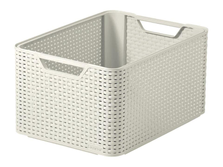 Curver - Storage Box White Large Storage Baskets | Snape & Sons