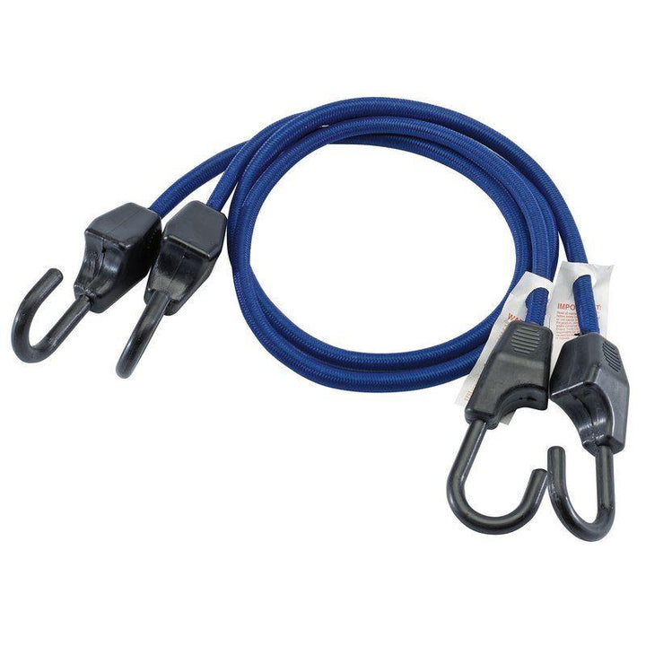 Draper Tools - 800mm Hooked Bungee Cords x2 Straps & Tie-Downs | Snape & Sons