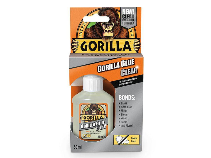 Gorilla - Gorilla Glue Clear 50ml General Adhesives | Snape & Sons