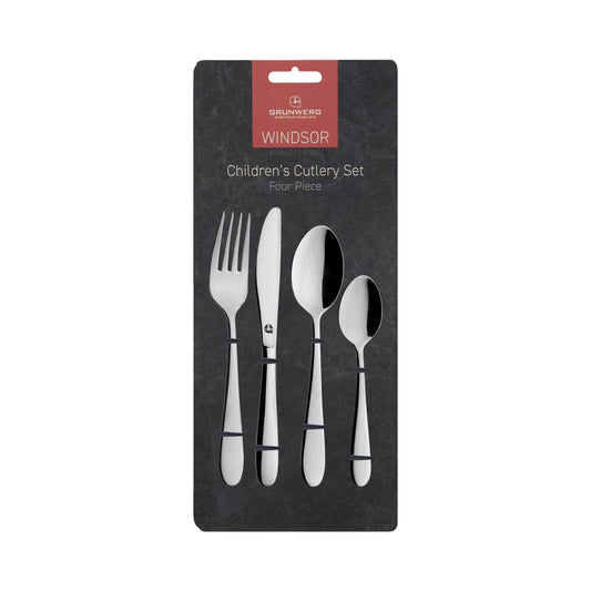 Grunwerg Children's Mini Cutlery Set 4 Piece Cutlery | Snape & Sons
