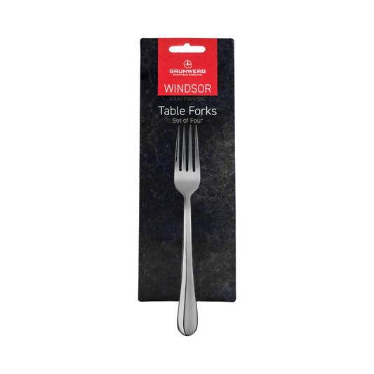 Grunwerg Windsor Table Forks x4 Pack Cutlery | Snape & Sons