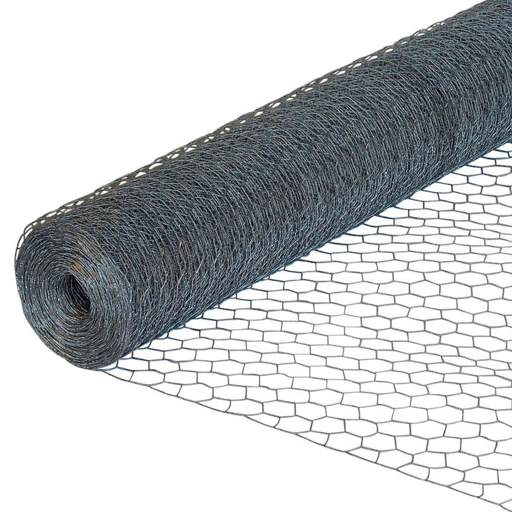 Kestrel - 25mm Galvanised Chicken Wire Netting 10m x 600mm Wire Mesh | Snape & Sons