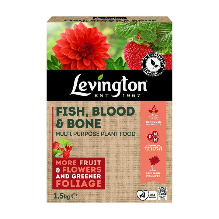 Levington - Fish, Blood & Bone 1.5kg Box Plant Feed | Snape & Sons