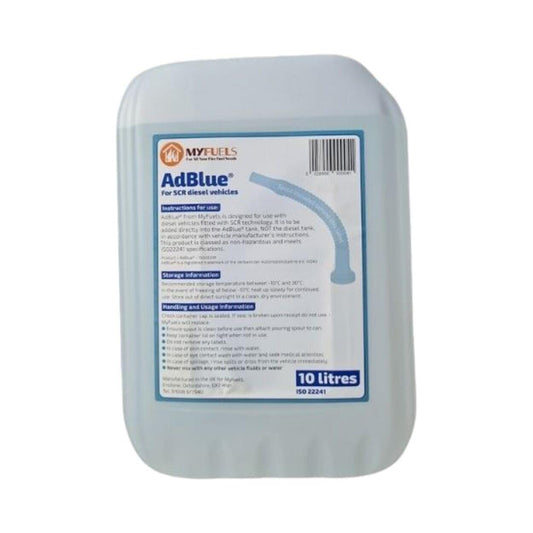 MyFuels - AdBlue SCR Diesel Additive 10 Litre with Spout Engine Maintenance | Snape & Sons