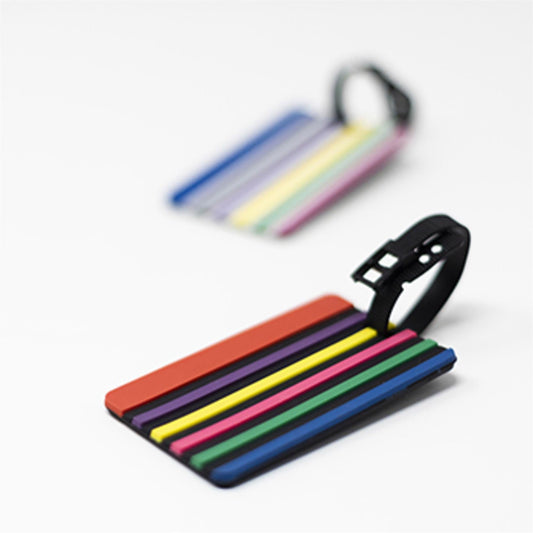 Navig8 - Striped Luggage Tags Twin Pack Travel Accessories | Snape & Sons