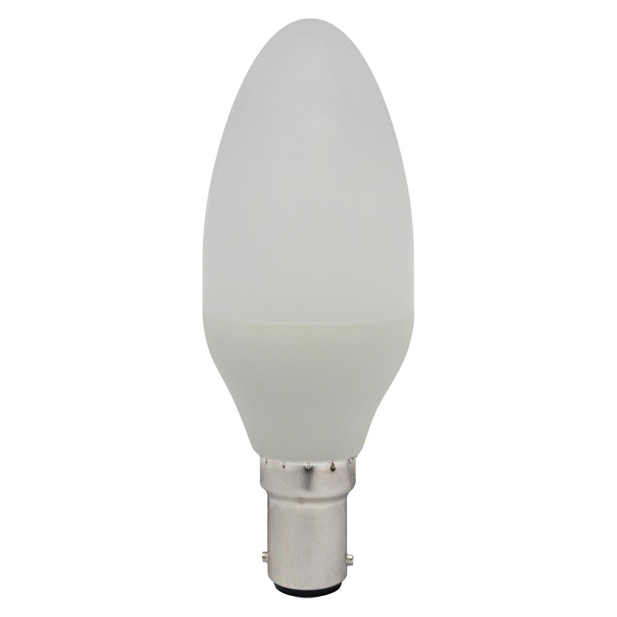 PowerPlus - 4.5W LED Candle B15/SBC Daylight Candle Bulbs | Snape & Sons