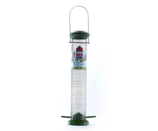 Red Barn - Large Metal Squirrel Resistant Peanut Feeder Peanut Feeders | Snape & Sons