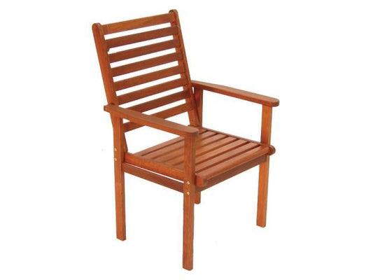 RoyalCraft - Napoli Acacia Arm Chair Patio Dining Sets | Snape & Sons
