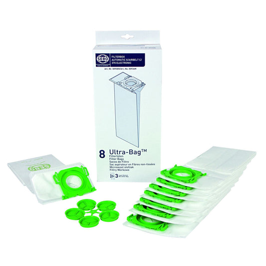 Sebo - Automatic X Ultra-Bag Dust Bags x8 Vacuum Cleaner Dust Bags | Snape & Sons