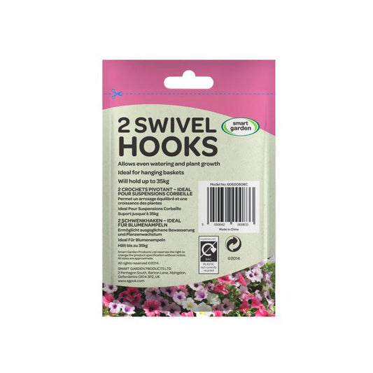 Smart Garden - Swivel Hooks Twin Pack Hanging Basket Accessories | Snape & Sons