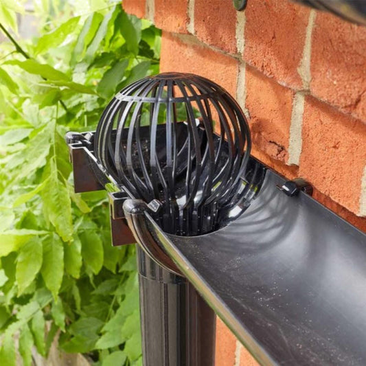 Useful Garden Downpipe Leaf Guard Twin Pack Gutter Parts | Snape & Sons