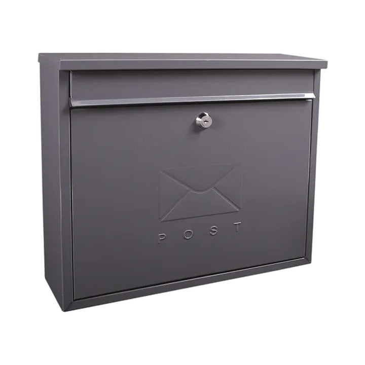 Elegance Anthracite Rectangular Post Box