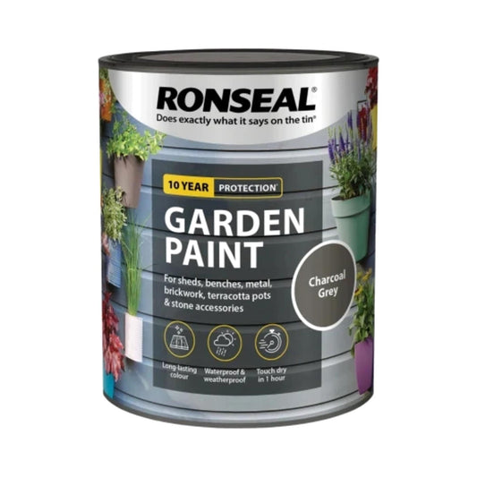 Garden Paint Charcoal Grey 750ml