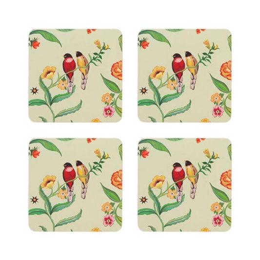 Summer Birds Coasters x4 Pack