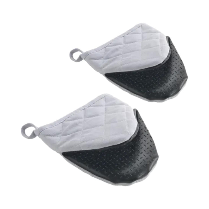 Anti Slip Oven Grab Mitts Twin Pack