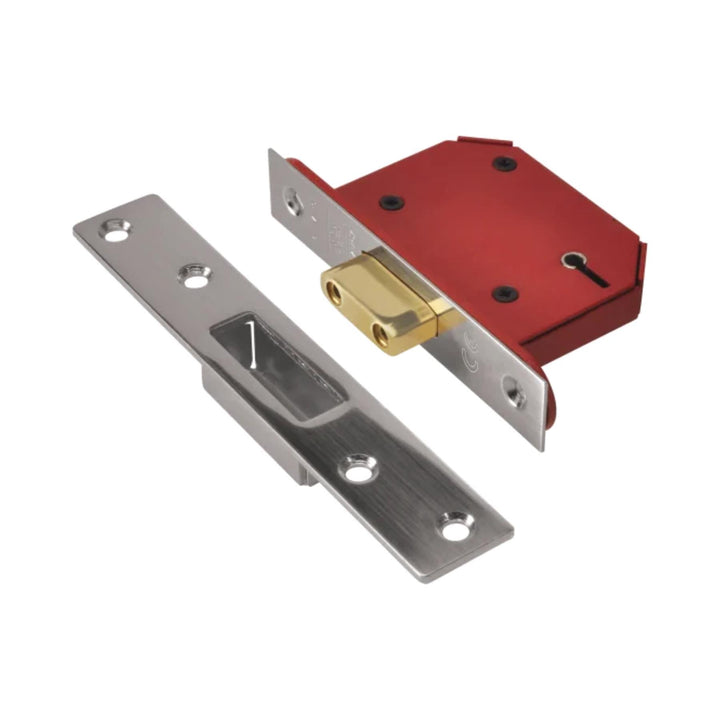 StrongBOLT 2100S BS 5 Lever 81mm Deadlock Chrome