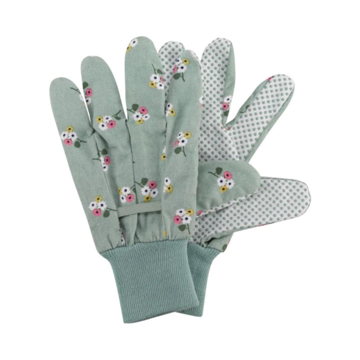 Cotton Grip Gloves Posies Triple Pack