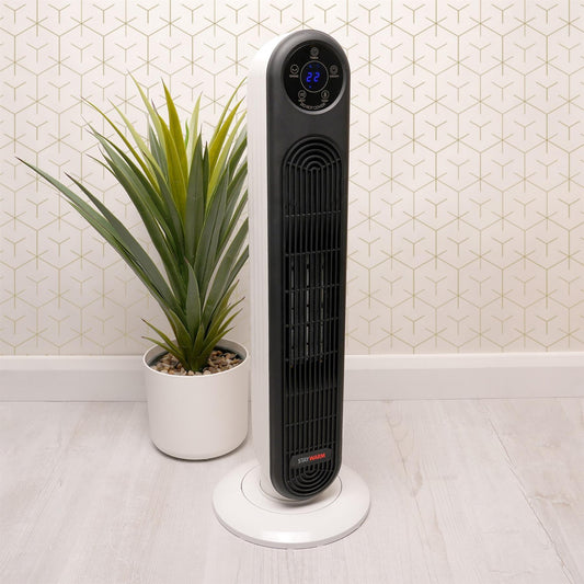Hot and Cold Ceramic Tower Heater Fan