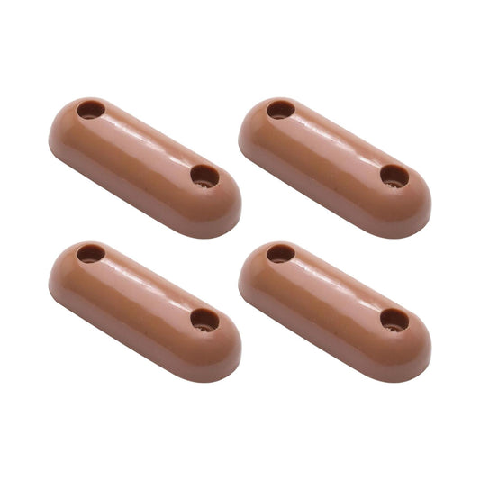 Toilet Seat Buffers Brown x4 Pack