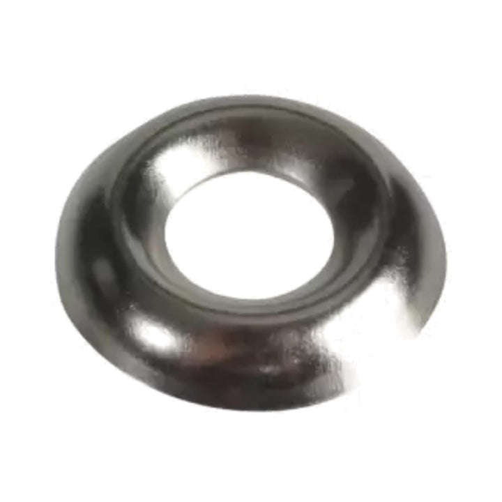 No.10 Screw Cup Washers Nickel Plated x15 Pack