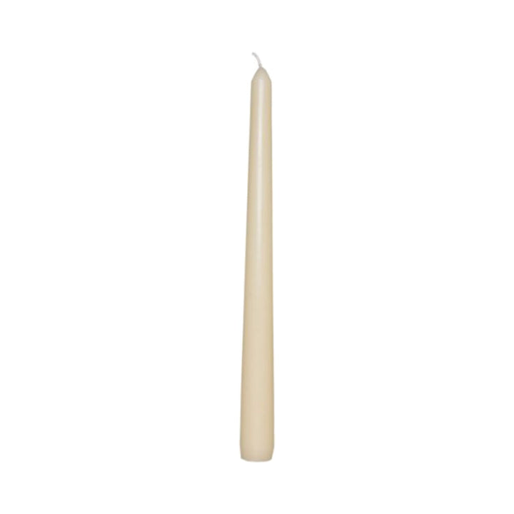 Ivory Venetian Tapered Dinner Candle