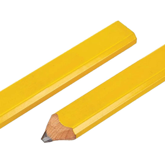 Carpenter's Pencils Set x10 Pack + FREE Sharpener