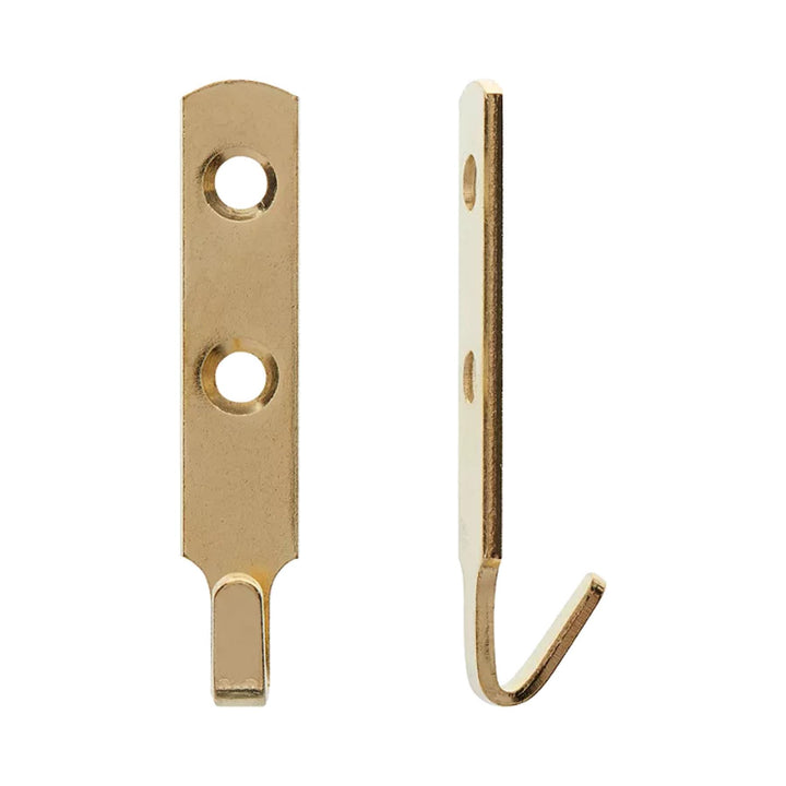 Screw-in 'J' Picture Hooks x2 Pack