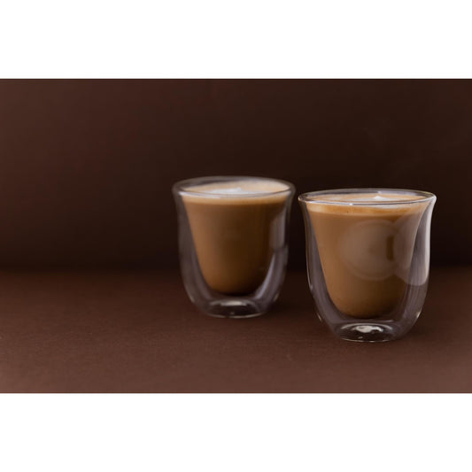 Double Wall Glass Cappuccino Glass Set