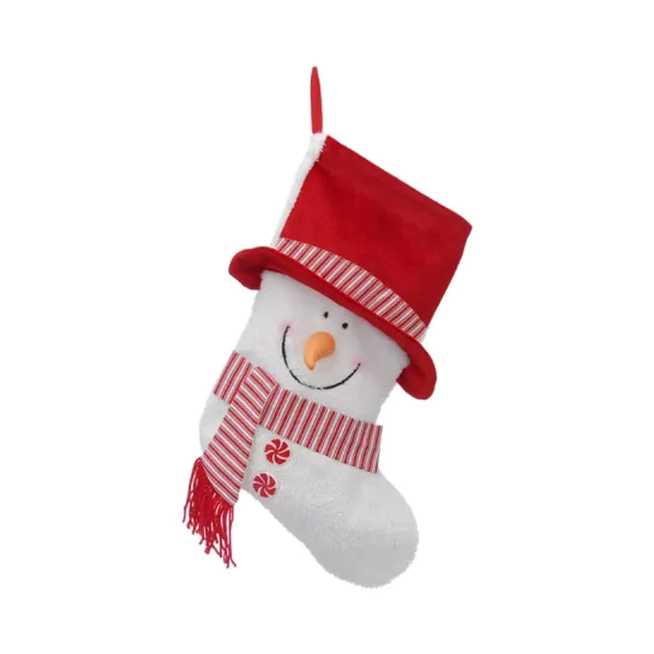 Snowman Stocking Red Hat 48cm
