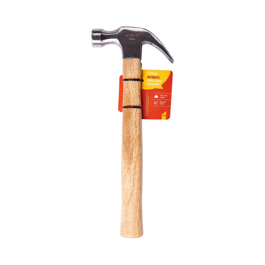 Wooden 16oz Claw Hammer