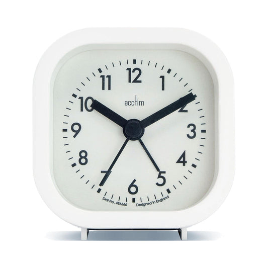 Robyn Square Alarm Clock White