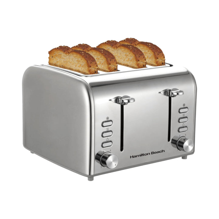 Rise 4 Slice Stainless Steel Toaster