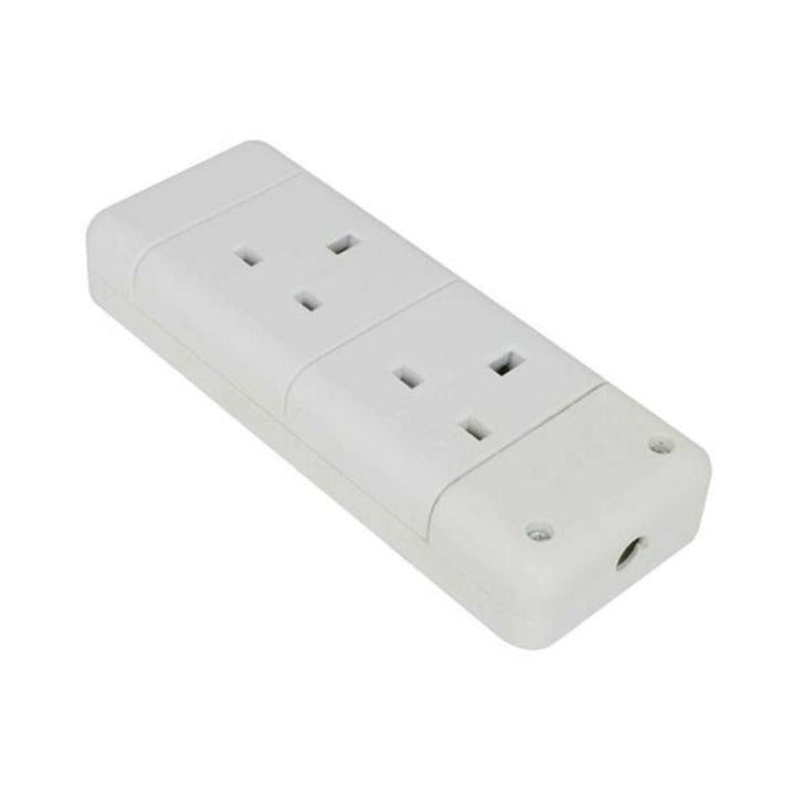 2 Gang 13A Bare Trailing Socket