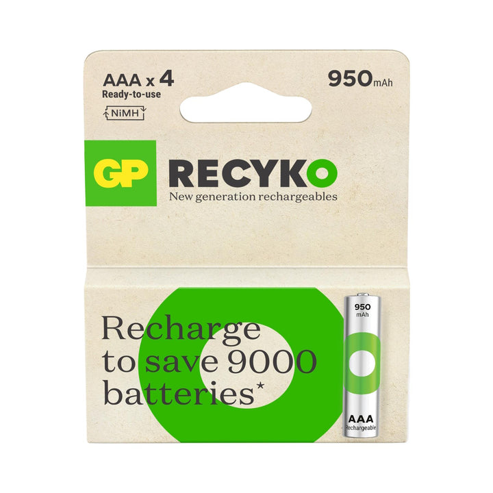 ReCyko AAA Rechargeable Ni-MH 950mAh