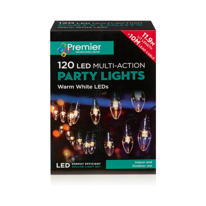 120 LED Party Lights Warm White