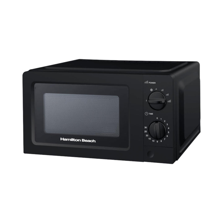 Standard Black 20L Manual Microwave