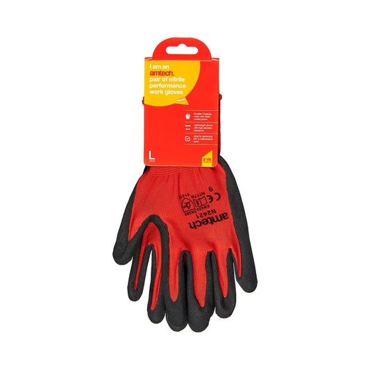 Performance Nitrile Gripper Work Gloves