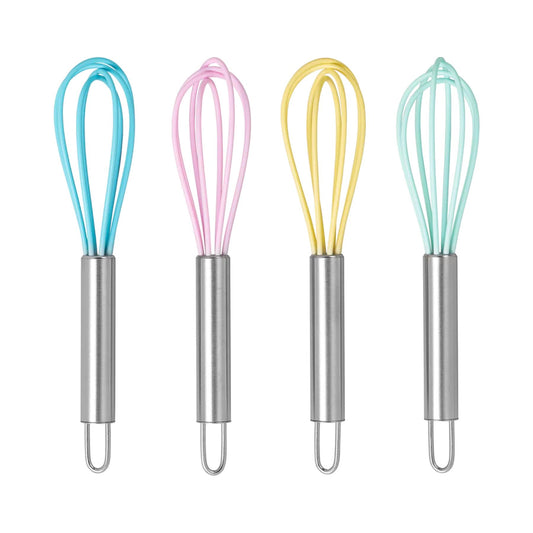 Pastel Silicone Mini Whisk