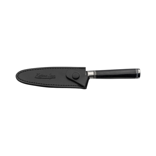 Pakkawood 12cm Damascus Utility Knife
