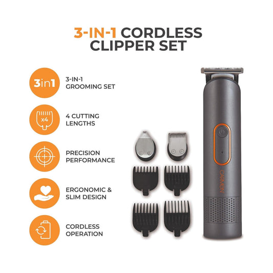 Titan 3-in-1 Advanced Grooming Clipper Set