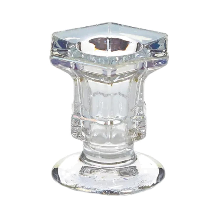 Hexagonal Glass Candle Holder