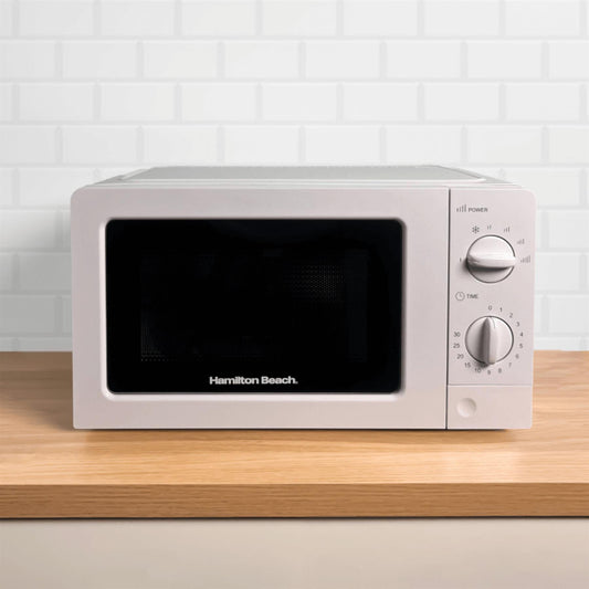 Standard White 20L Manual Microwave