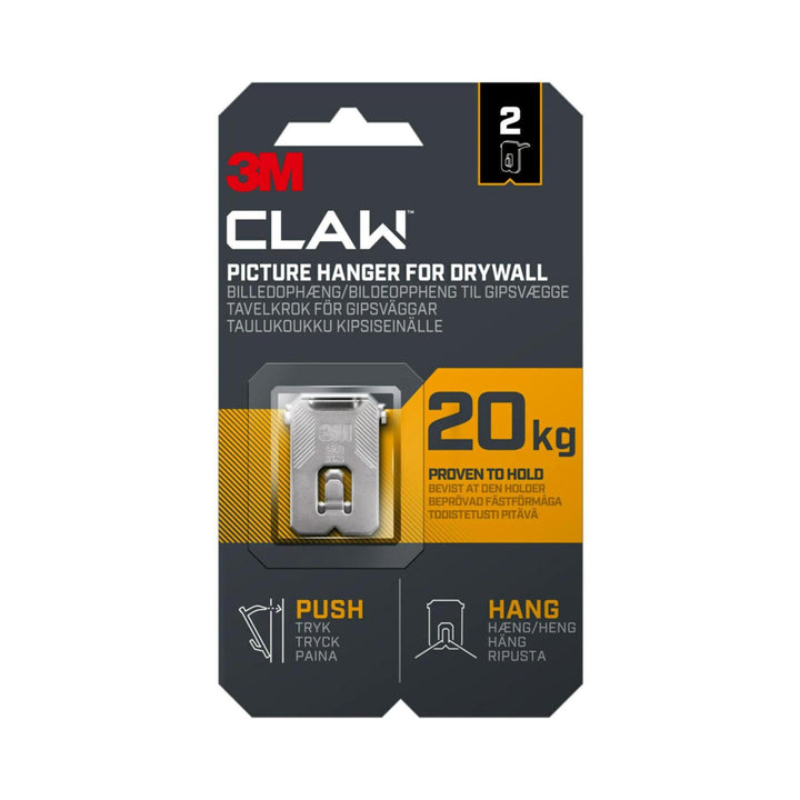 CLAW 20kg Picture Hanger x2 Pack