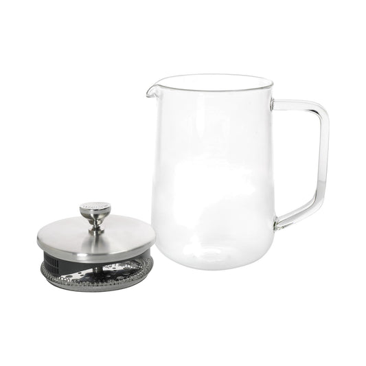 Kericho Glass 4 Cup Loose Leaf Teapot 1l